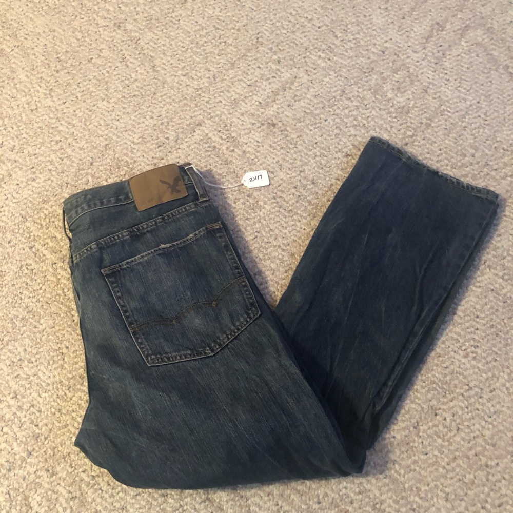 American Eagle Distressed Jeans 34 x 30 2417